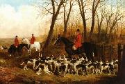unknow artist Classical hunting fox, Equestrian and Beautiful Horses, 048. oil painting reproduction